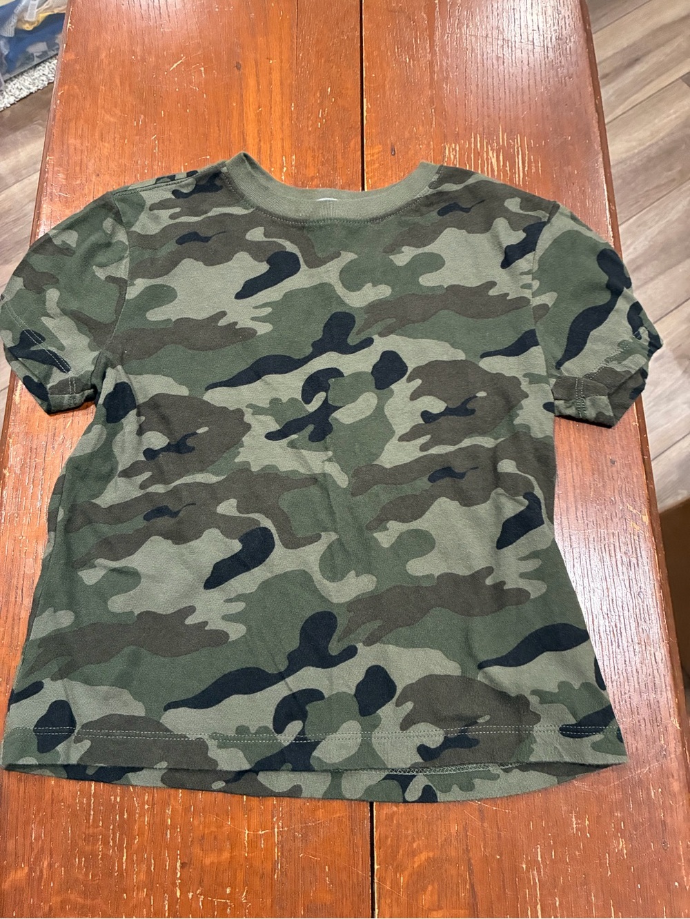 Kids' Short Sleeve Camo Tee